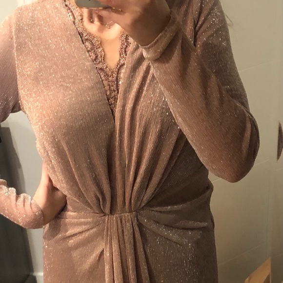 Talbot Runhof Ruched Lurex Gown - Picture 13 of 15